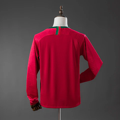 2018 Portugal Home Long Sleeve Jersey