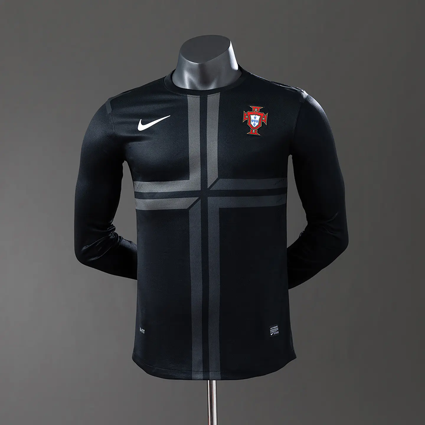 2013 Portugal Away Long Sleeve Player Edition Jersey 1