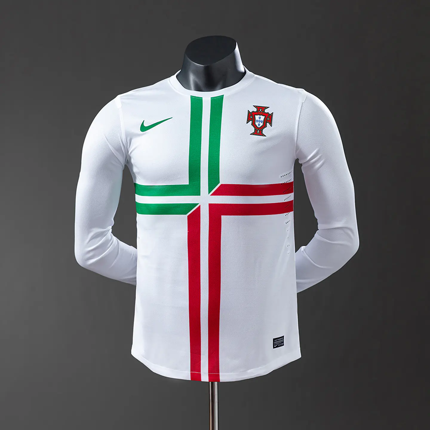 2012 Portugal Away Long Sleeve Player Edition Jersey 1