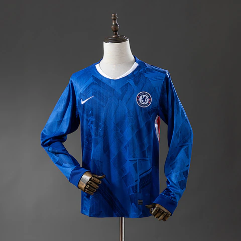 2025-26 Chelsea Home Long Sleeve Jersey