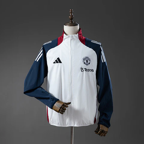 2024-25 Manchester United White Training Jacket