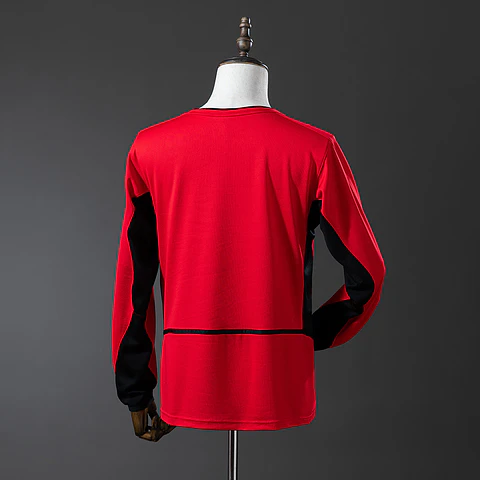 2002-04 Manchester United Home Long Sleeve Jersey