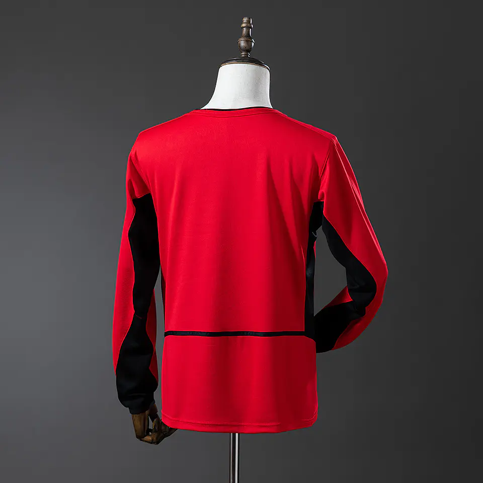 2002-04 Manchester United Home Long Sleeve Jersey 2