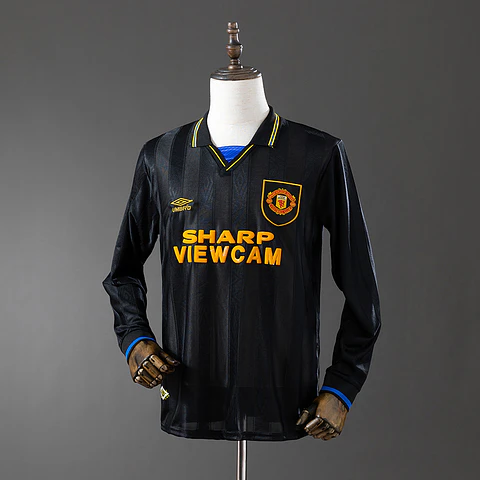 1993-95 Manchester United Away Long Sleeve Jersey