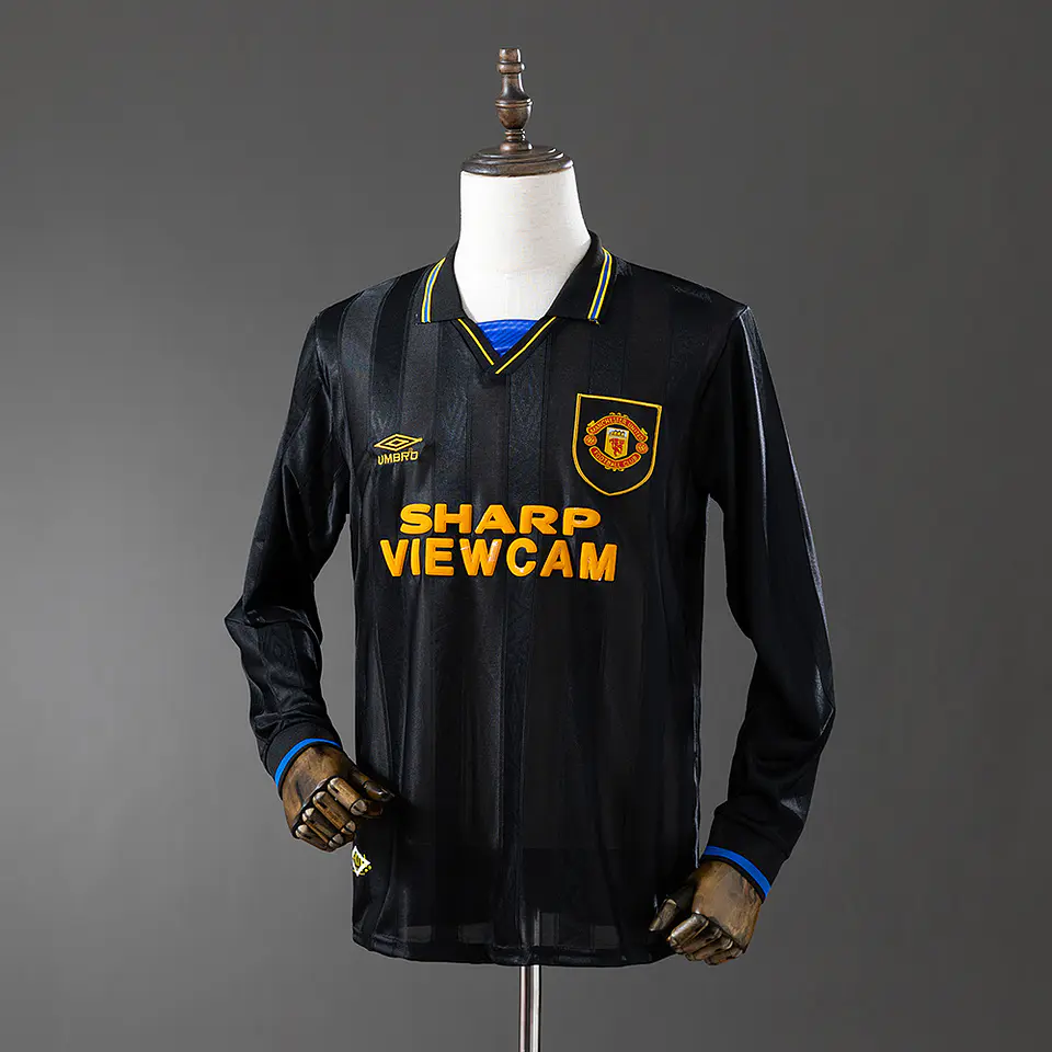 1993-95 Manchester United Away Long Sleeve Jersey 1