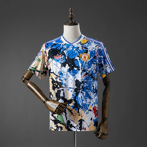 2025-26 Manchester United Stone Roses Travel Shirt