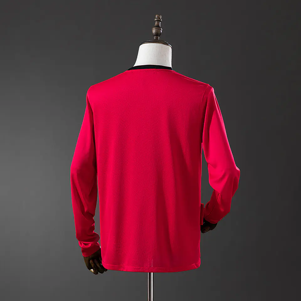 2009-10 Manchester United Home Long Sleeve Jersey 2