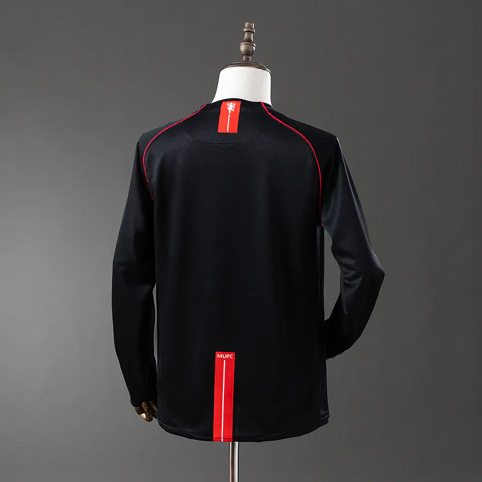 2007-08 Manchester United Away Long Sleeve Jersey 2