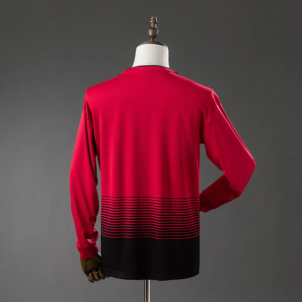 2018-19 Manchester United Home Long Sleeve Jersey 2