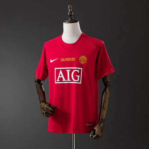 2007-08 Manchester United Home Jersey