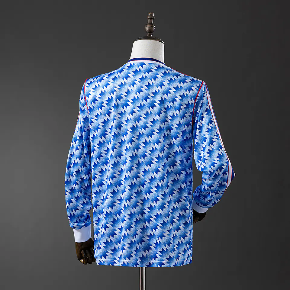 1990-92 Manchester United Away Long Sleeve Jersey 2