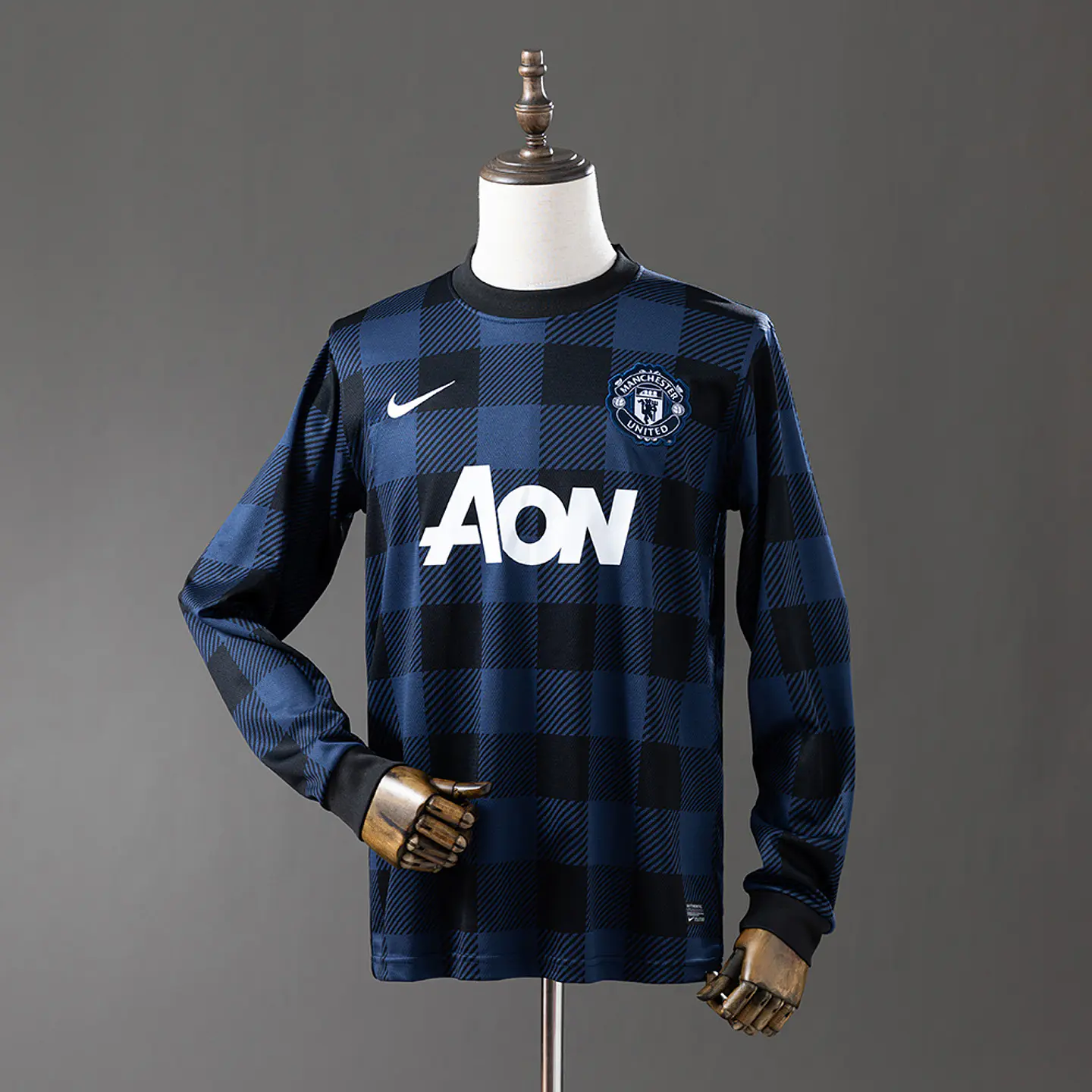 2013-14 Manchester United Away Long Sleeve Jersey 1