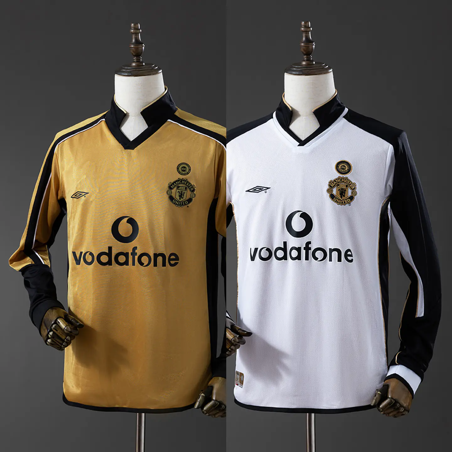 2001-02 Manchester United Away/Third Reversable Long Sleeve Jersey 1