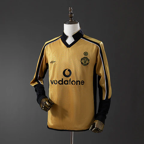 2001-02 Manchester United Away/Third Reversable Long Sleeve Jersey