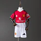 2025-26 Manchester United Home Kids Kit - thumbnail 1