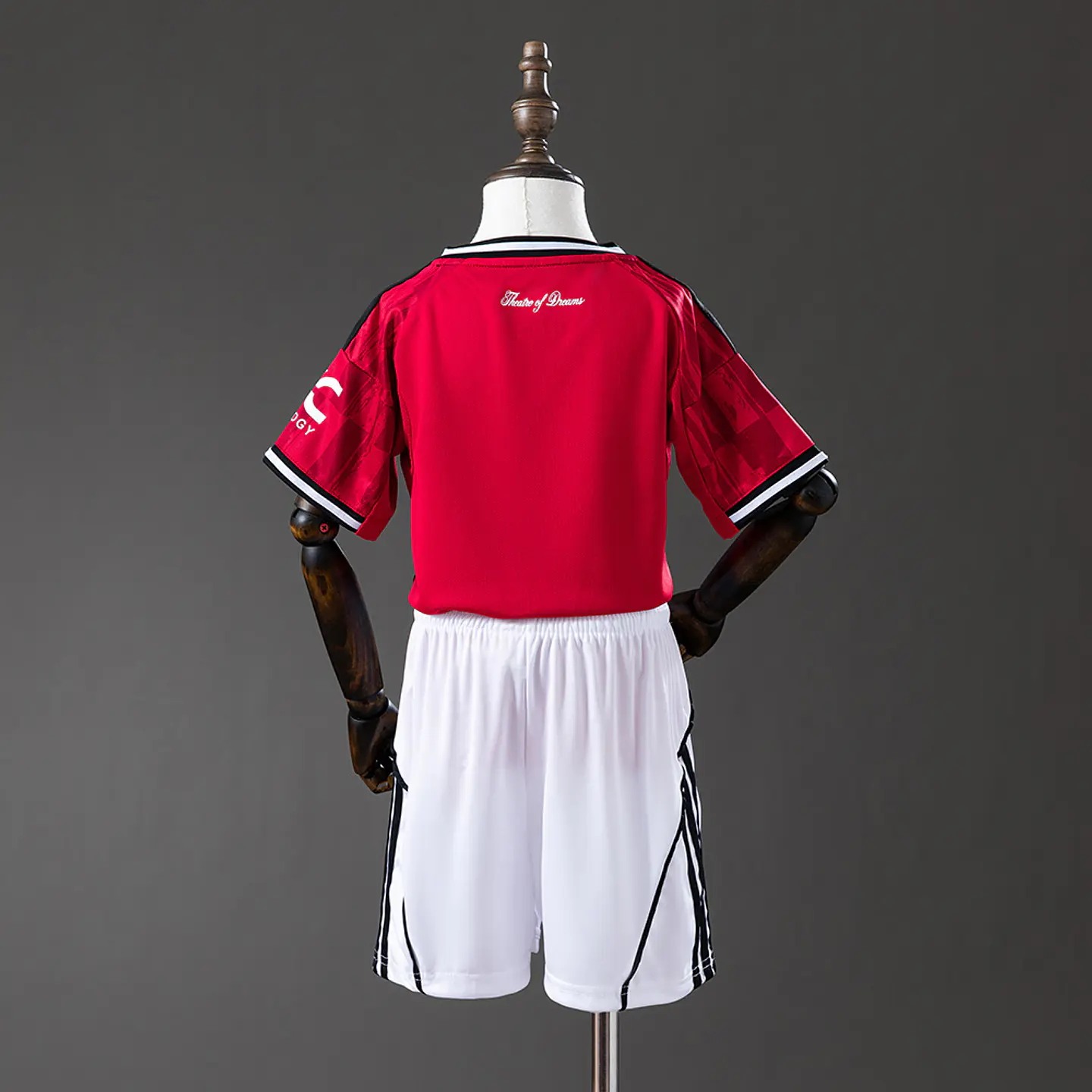 2025-26 Manchester United Home Kids Kit 2