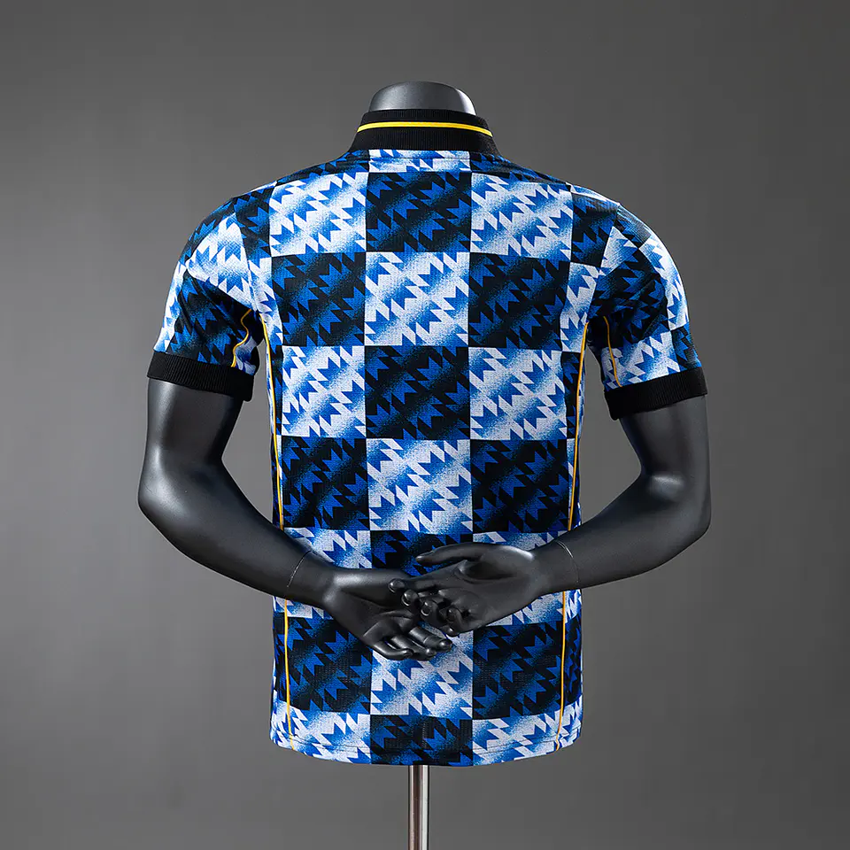 2025-26 Manchester United Blue Pre-Match Player Edition Jersey 2