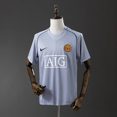 2007-08 Manchester United Grey Goalkeeper Jersey