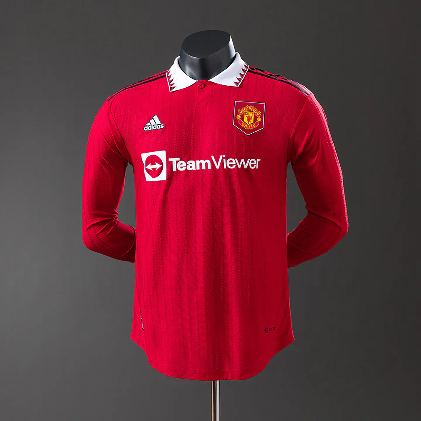 2022-23 Manchester United Home Long Sleeve Player Edition Jersey 1