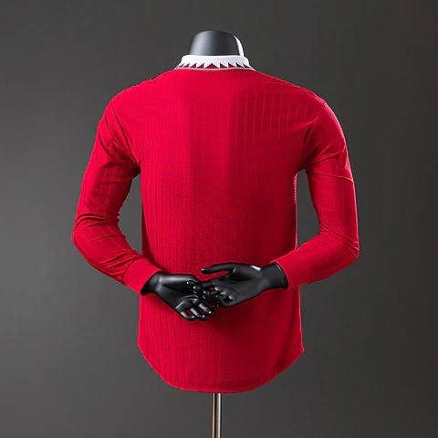 2022-23 Manchester United Home Long Sleeve Player Edition Jersey