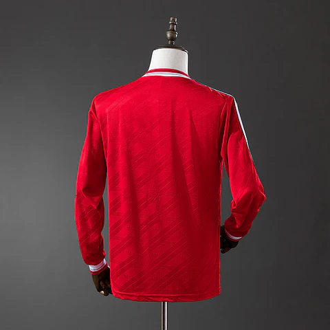1986-88 Manchester United Home Long Sleeve Jersey
