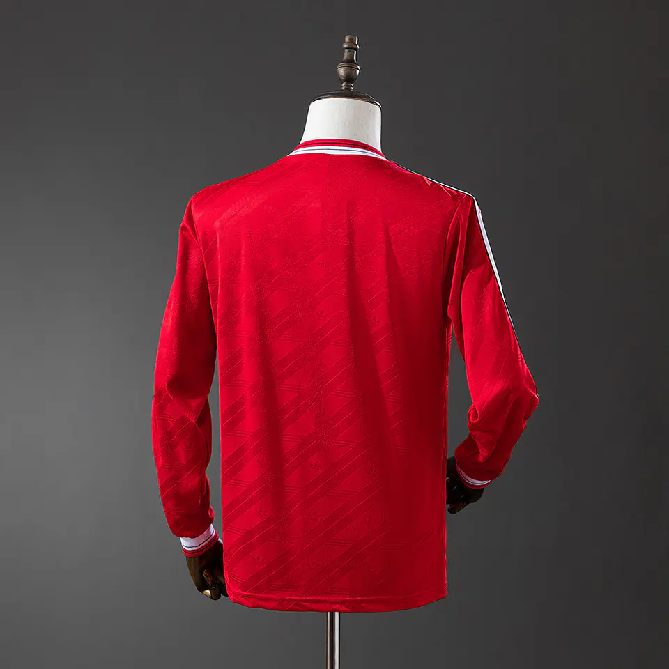 1986-88 Manchester United Home Long Sleeve Jersey 2
