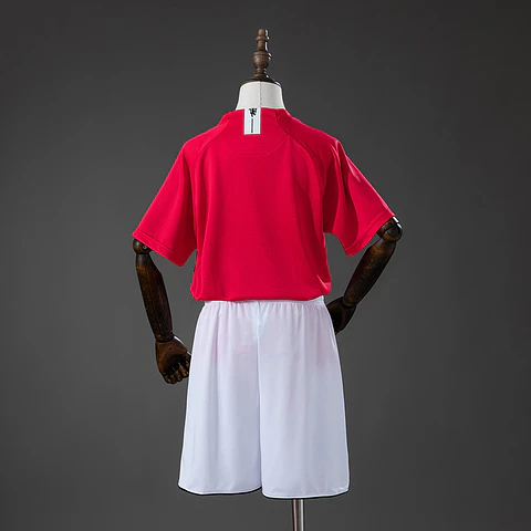 2007-08 Manchester United Home Kids Kit
