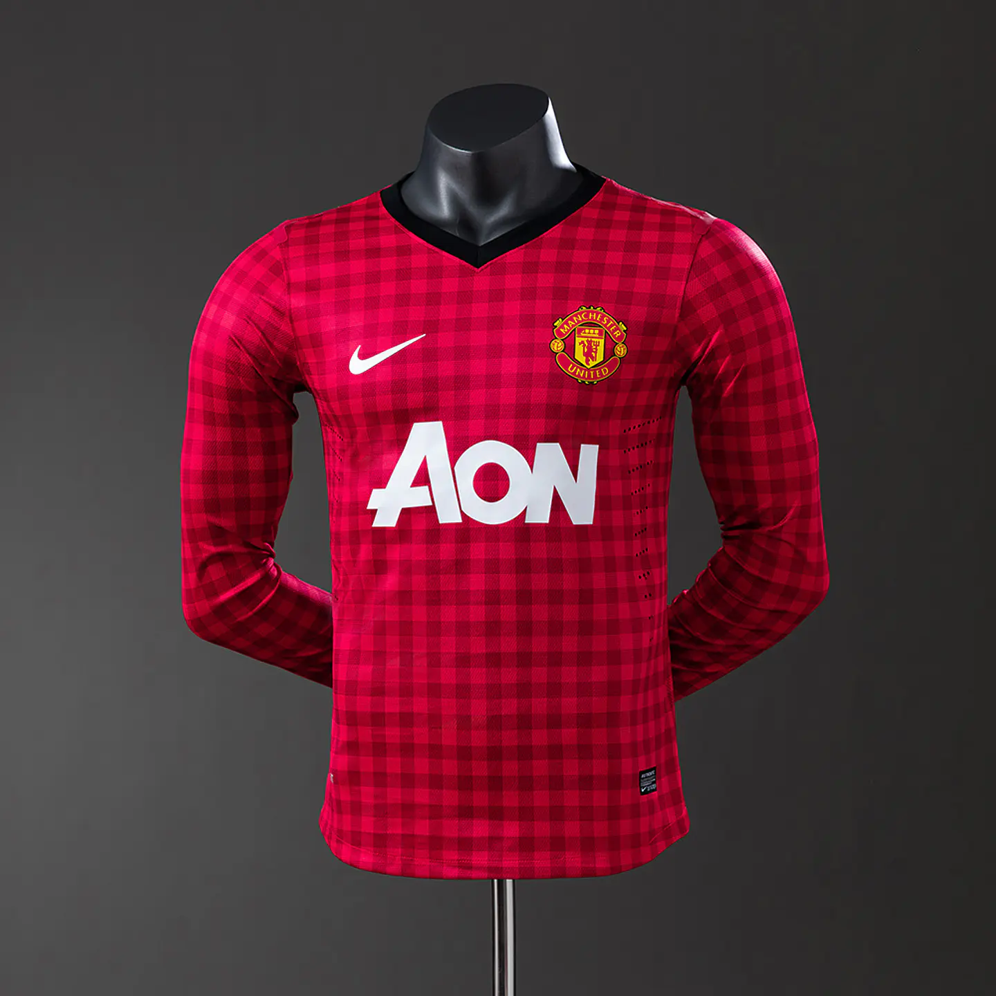 2012-13 Manchester United Home Long Sleeve Player Edition Jersey 1