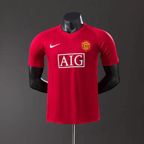 2007-09 Manchester United Home Player Edition Jersey
