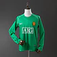 2007-08 Manchester United Green Goalkeeper Long Sleeve Jersey - thumbnail 1
