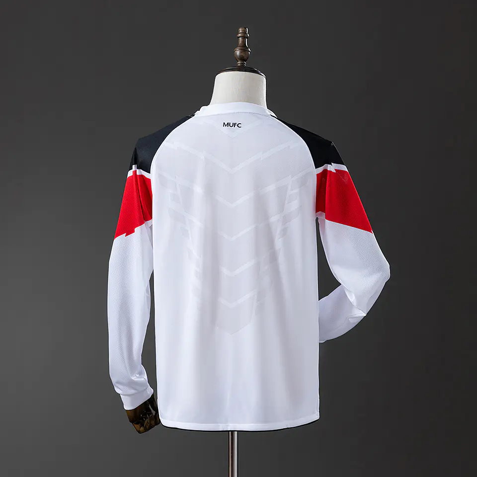 2010-11 Manchester United Away Long Sleeve Jersey 2