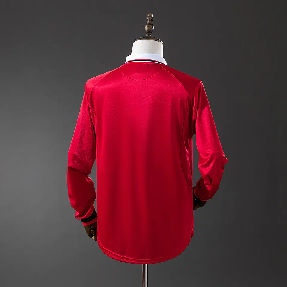 1998-99 Manchester United Champions League Long Sleeve Jersey 2