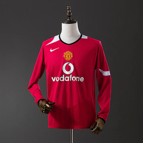 2004-06 Manchester United Home Long Sleeve Jersey