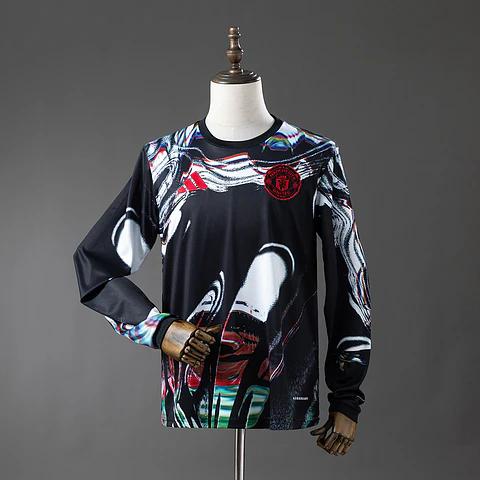 2025-26 Manchester United 2nd Pre-Match Long Sleeve Jersey