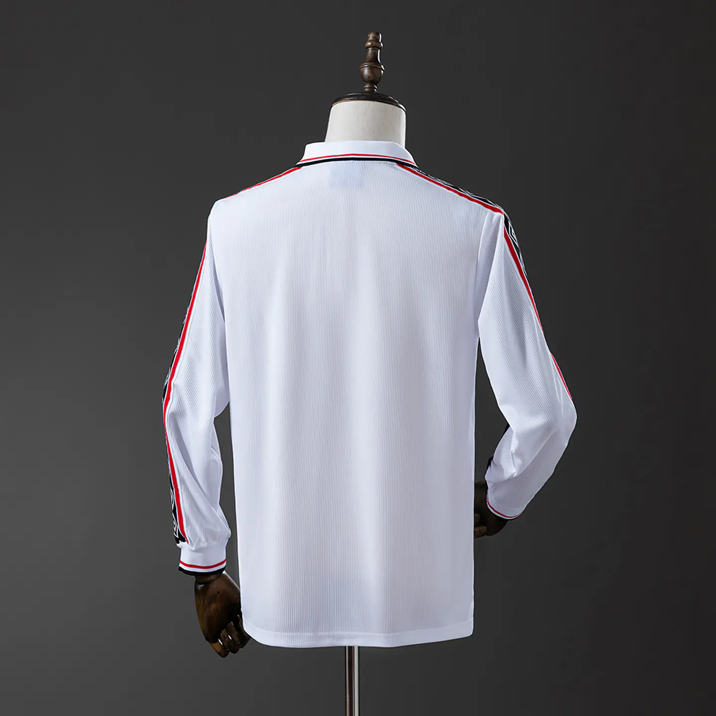 1998-00 Manchester United White Long Sleeve Jersey 2