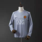 2007-08 Manchester United Grey Goalkeeper Long Sleeve Jersey - thumbnail 1