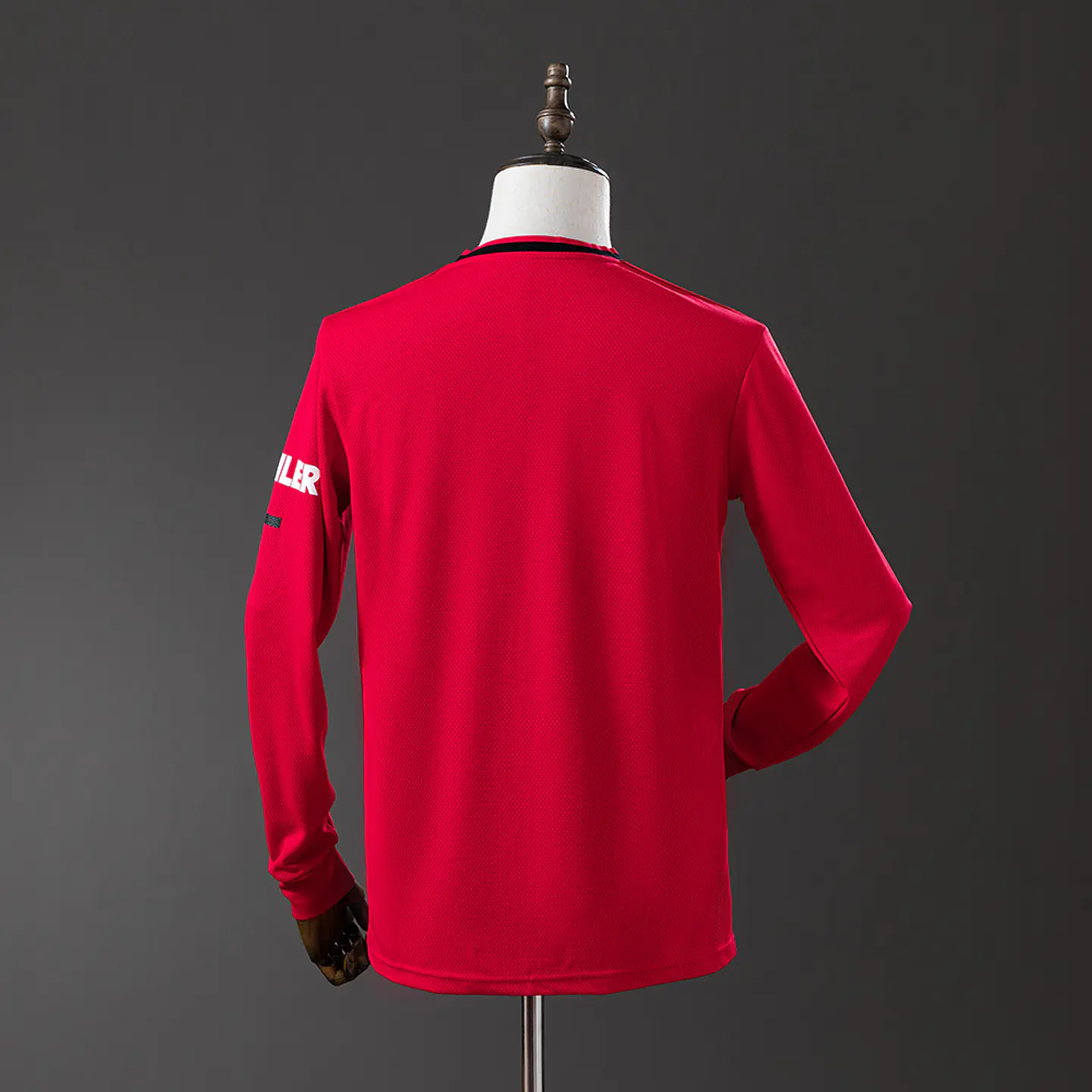 2019-20 Manchester United Home Long Sleeve Jersey 2