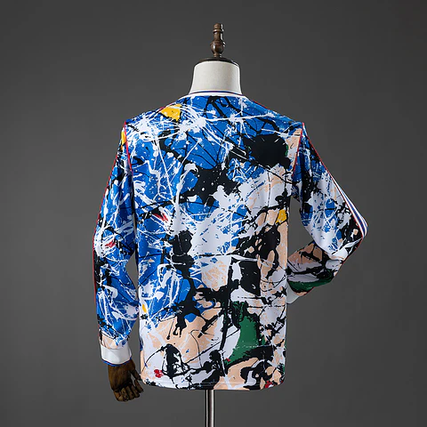 2025-26 Manchester United Stone Roses Long Sleeve Travel Shirt