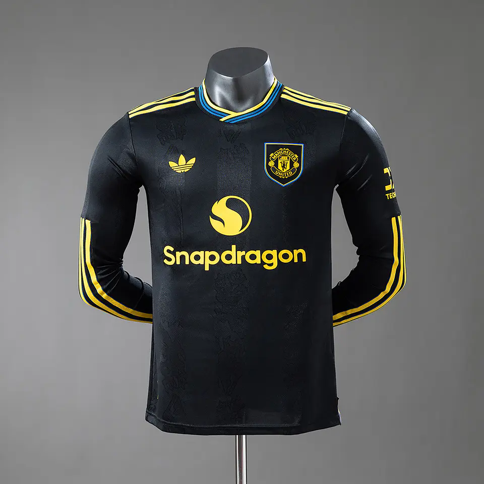 2025-26 Manchester United Third Long Sleeve Player Edition Jersey 1
