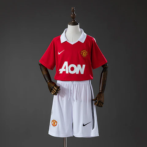 2010-11 Manchester United Home Kids Kit