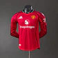 2025-26 Manchester United Home Long Sleeve Player Edition Jersey - thumbnail 1