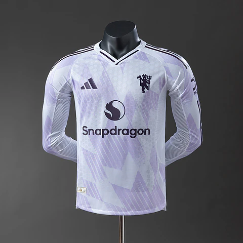 2025-26 Manchester United Away Long Sleeve Player Edition Jersey