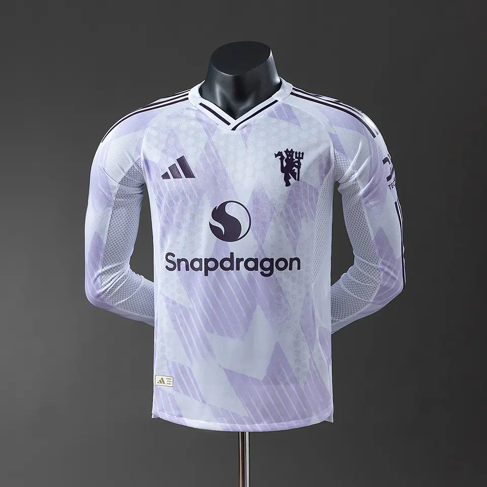 2025-26 Manchester United Away Long Sleeve Player Edition Jersey 1