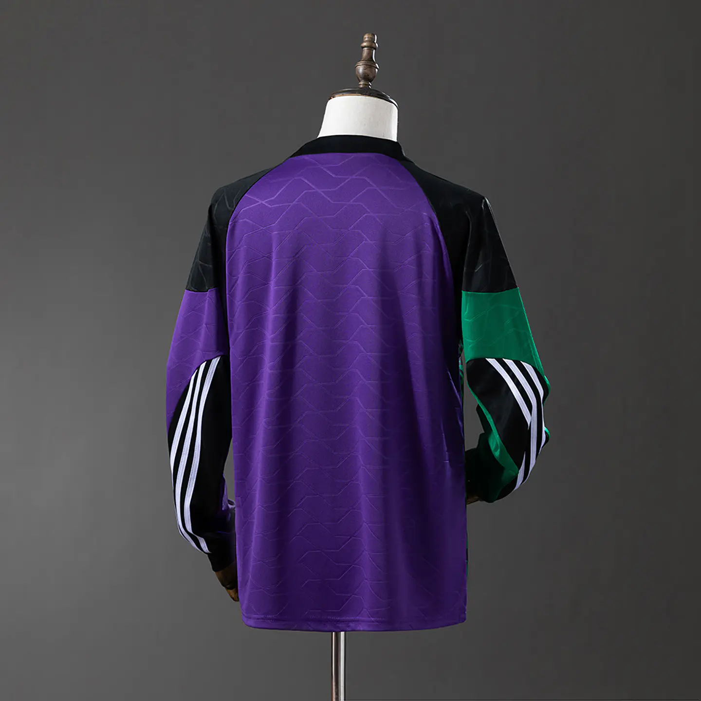 1995-96 Newcastle Green/Purple Goalkeeper Long Sleeve Jersey 2