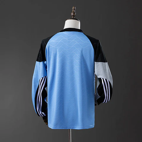 1995-96 Newcastle Grey/Blue Goalkeeper Long Sleeve Jersey