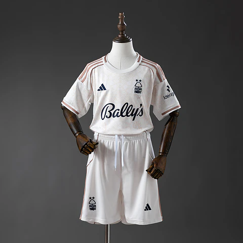 2025-26 Nottingham Forest Away Kids Kit