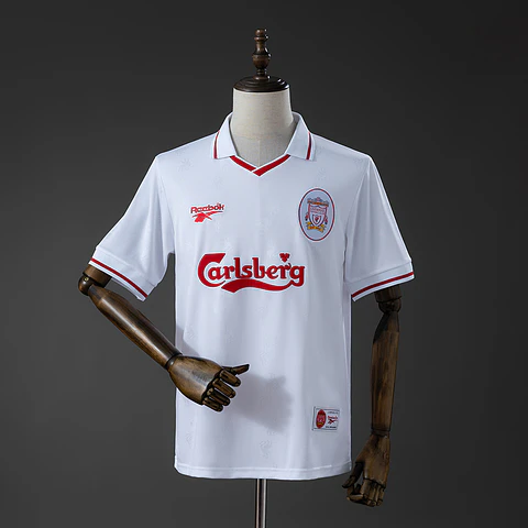 1996-98 Liverpool White Jersey