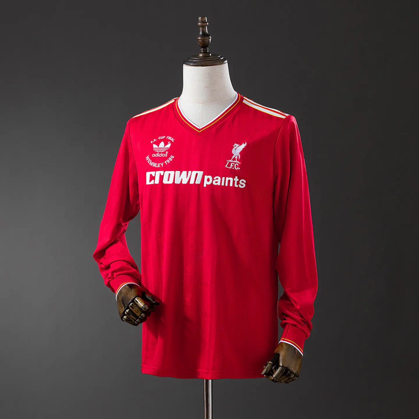 1985-86 Liverpool Home Long Sleeve Jersey 1