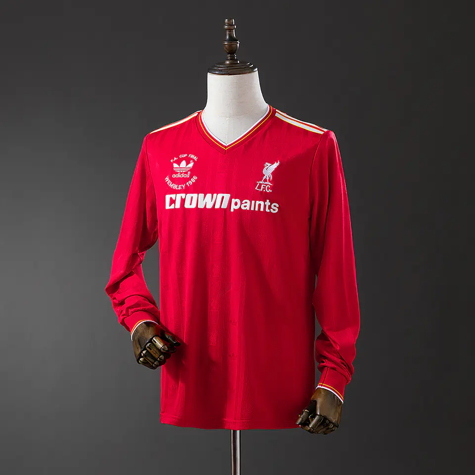 1985-86 Liverpool Home Long Sleeve Jersey 1
