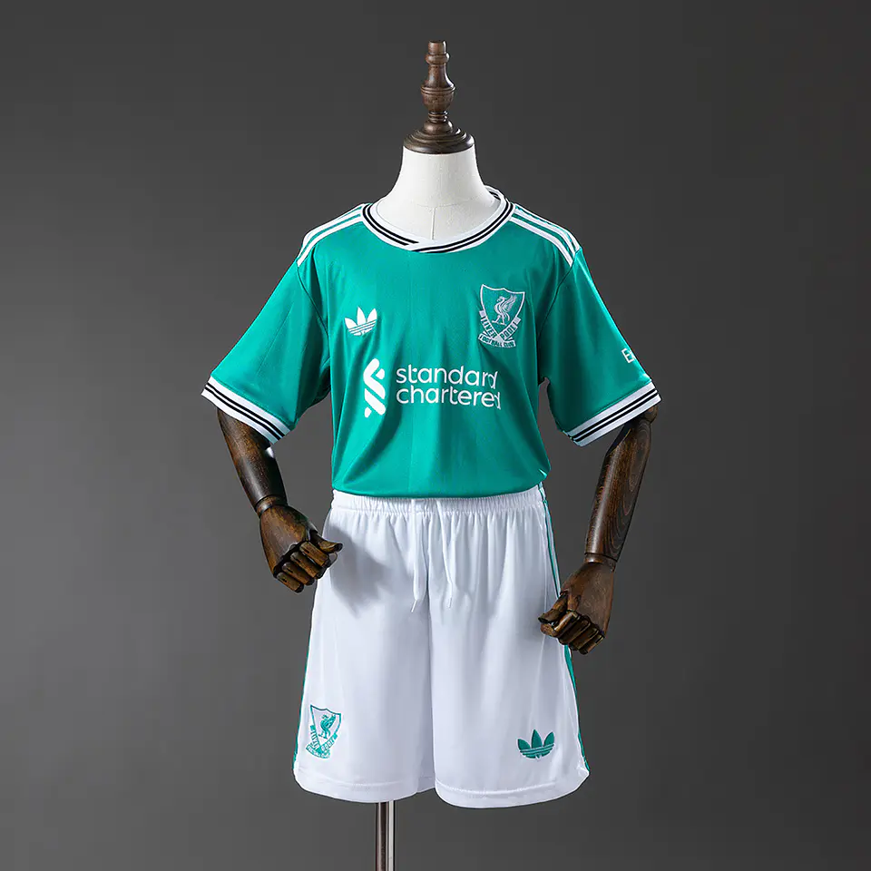2025-26 Liverpool Third Kids Kit 1